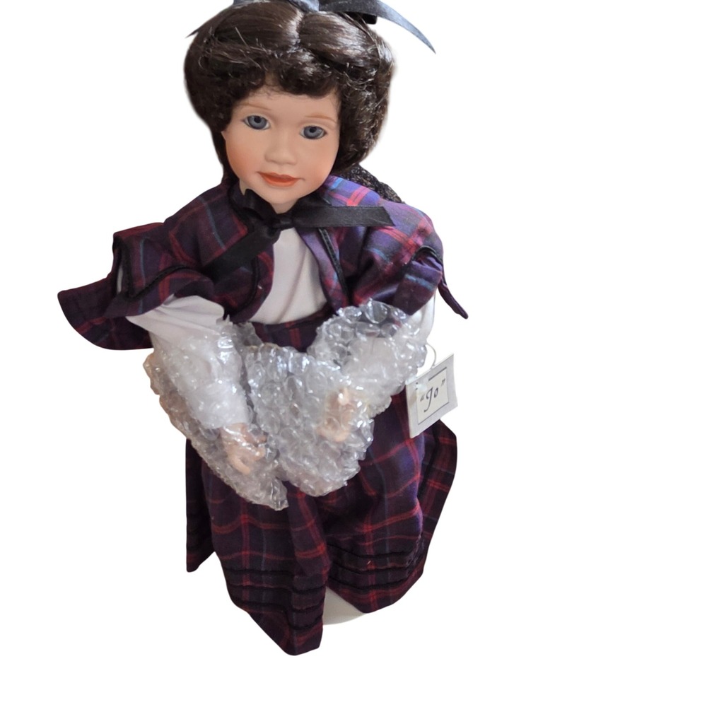 Ashton-Drake Little Women Jo Porcelain Doll Wendy Lawton 15" Cottagecore NIB
